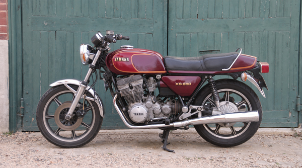 Yamaha XS850 Café Racer before